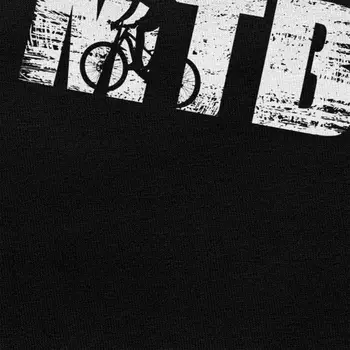 Aspectul dificultate MTB Tricou Barbati din Bumbac de Curse de Biciclete Ciclist tricou cu Mânecă Scurtă Cadou Pentru Bicicliști Tee Topuri Haine