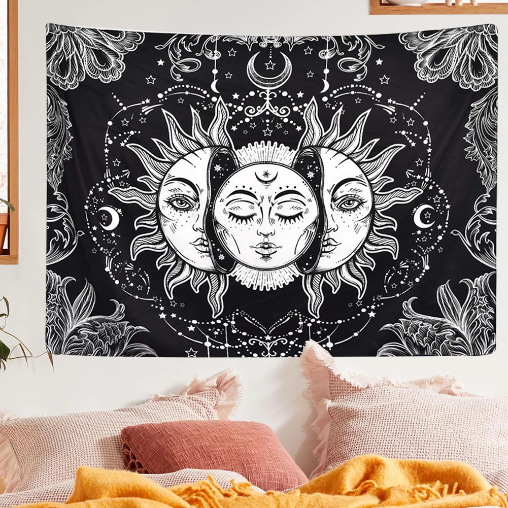 table amount leave Tarot tapiserie de pe perete cerești tapiserie de perete hippie sun moon  covoare de perete dormitor decor psihedelice alb negru tapiserie cumpara >  Ornamente \ Stellarkids.ro
